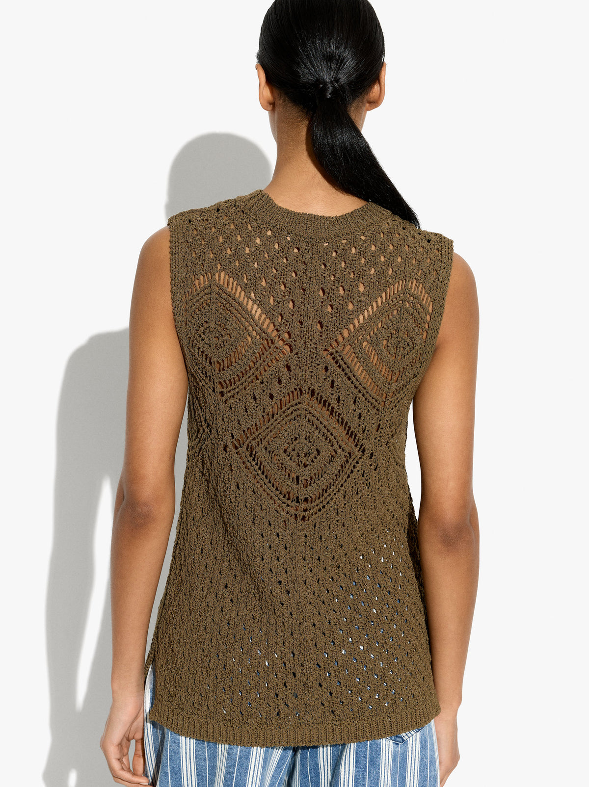 Pointelle Knit Top