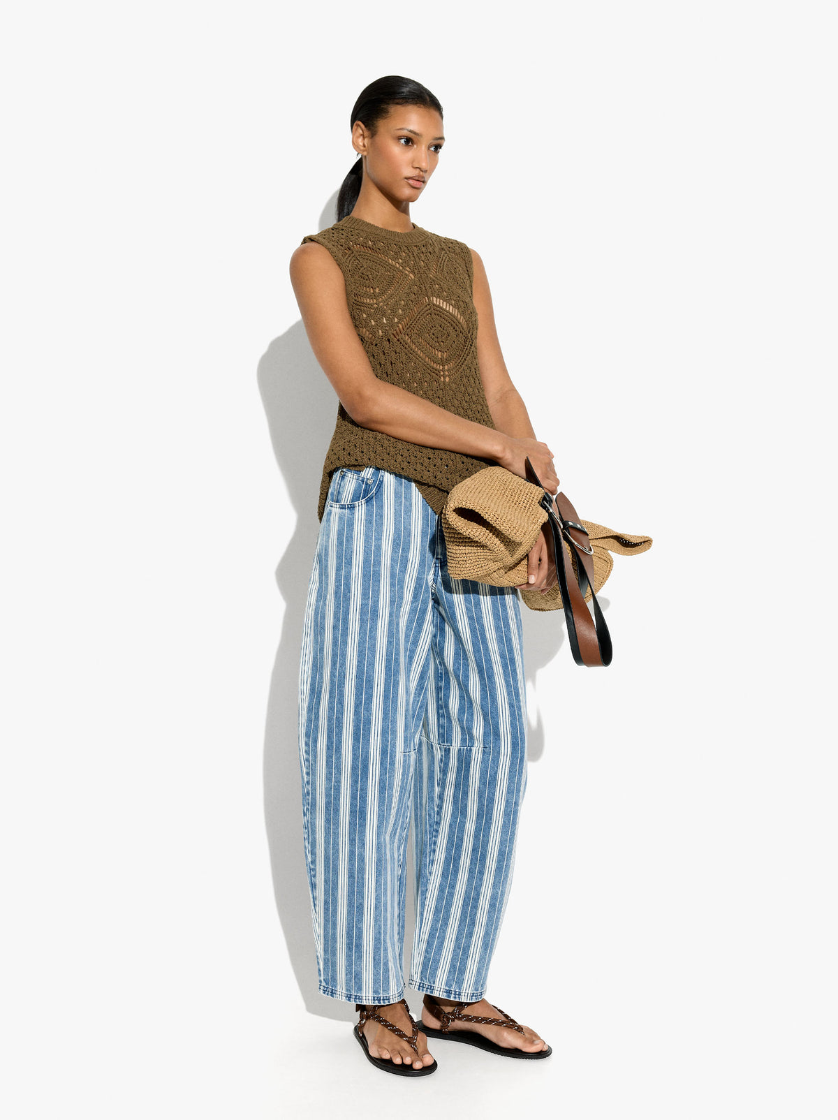 Pointelle Knit Top