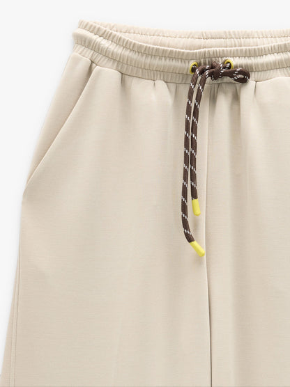 Loose-Fitting Trousers With Elastic Waistband Soft Touch