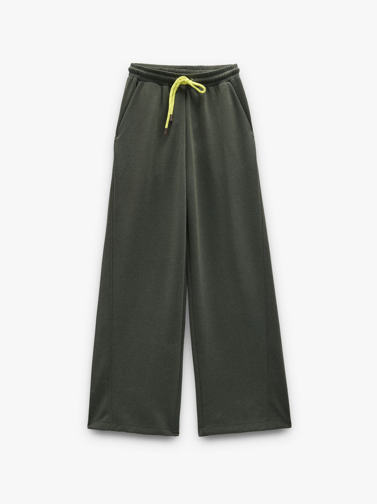 Loose-Fitting Trousers With Elastic Waistband Soft Touch