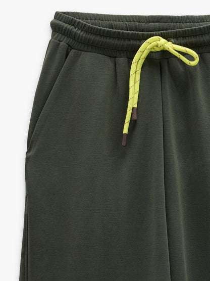 Loose-Fitting Trousers With Elastic Waistband Soft Touch