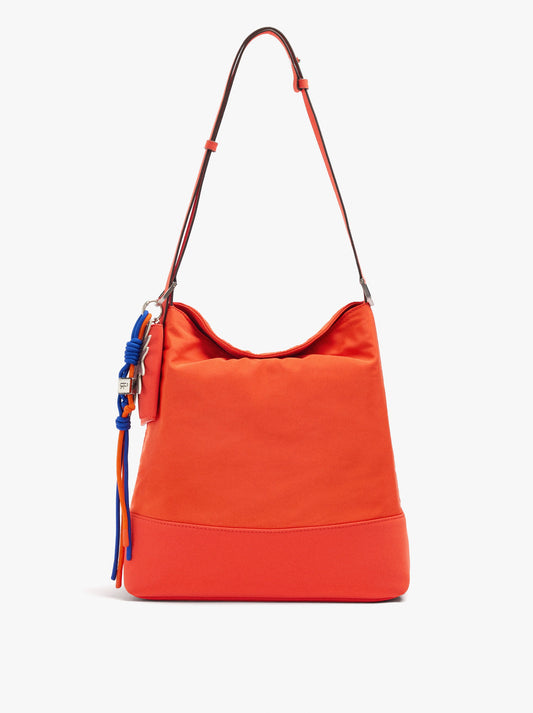 Nylon Shoulder Bag With Strap