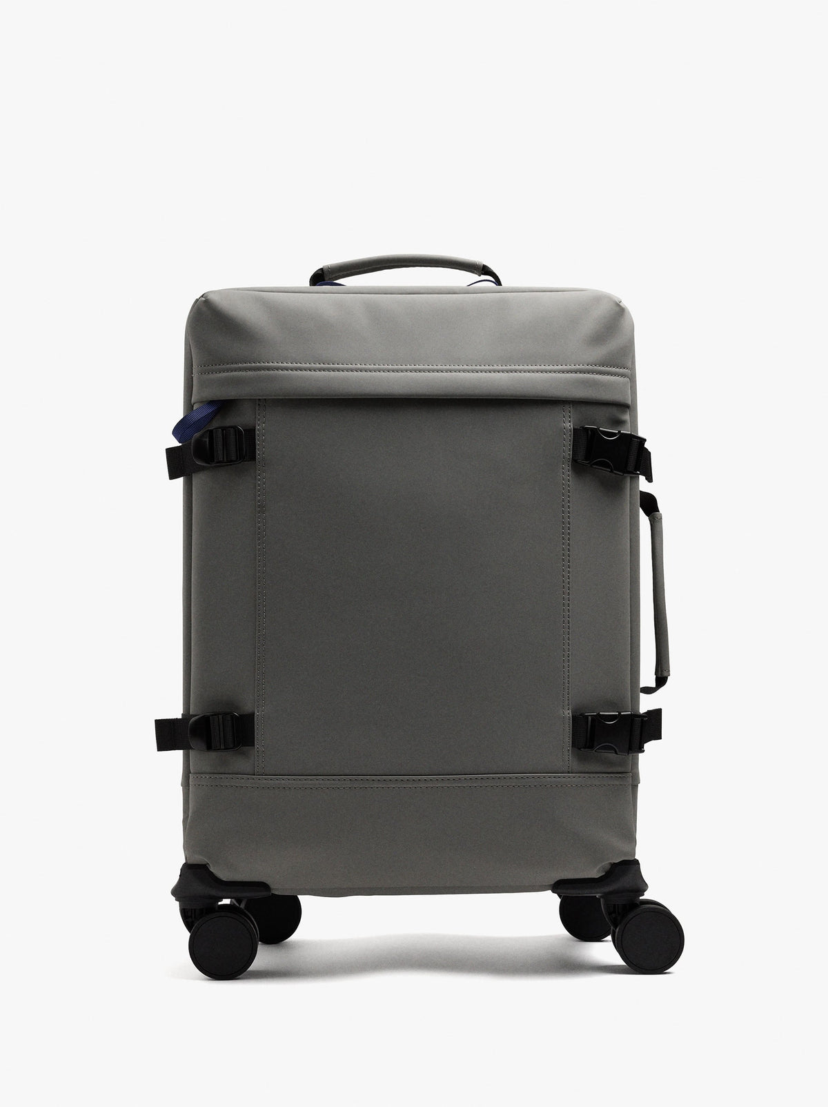 Nylon Travel Suitcase With Contrasting Details