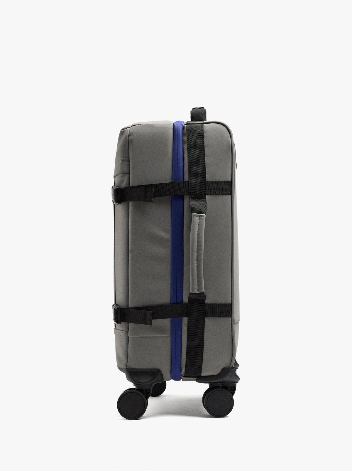 Nylon Travel Suitcase With Contrasting Details