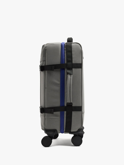 Nylon Travel Suitcase With Contrasting Details
