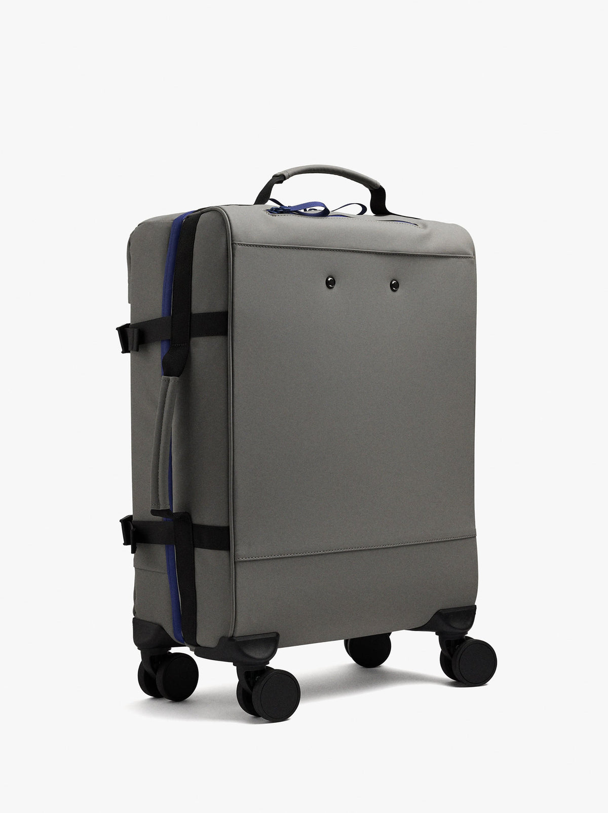 Nylon Travel Suitcase With Contrasting Details