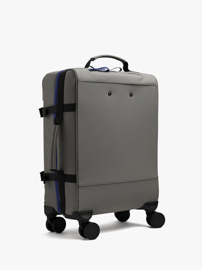 Nylon Travel Suitcase With Contrasting Details