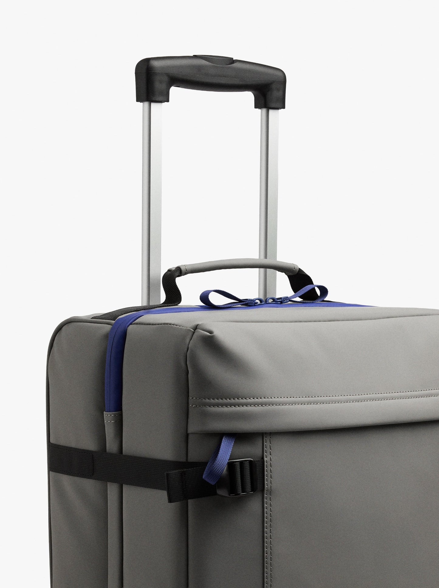 Nylon Travel Suitcase With Contrasting Details