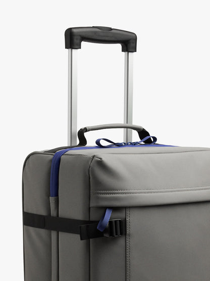 Nylon Travel Suitcase With Contrasting Details