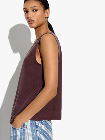 Top With V-Neck 100% Lyocell
