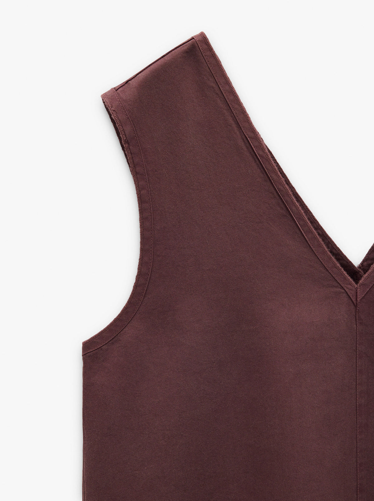 Top With V-Neck 100% Lyocell