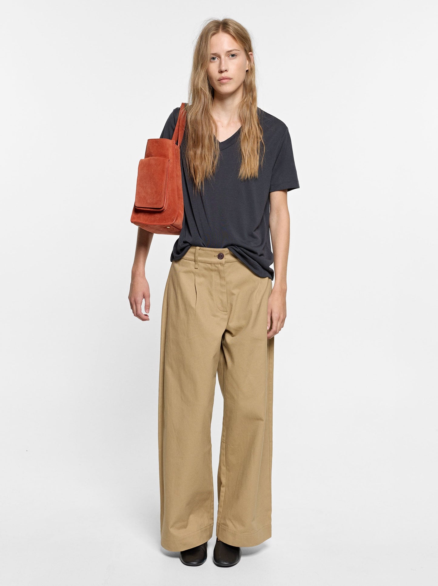T-Shirt With V-Neck