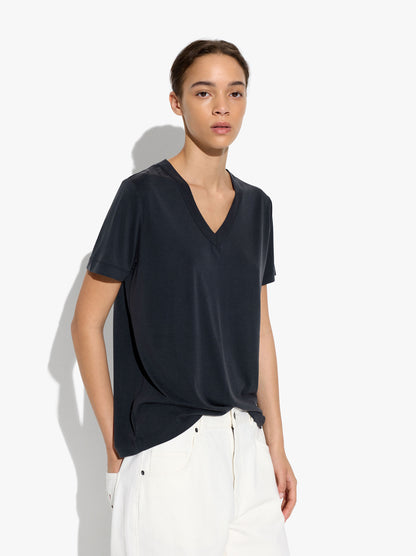 T-Shirt With V-Neck