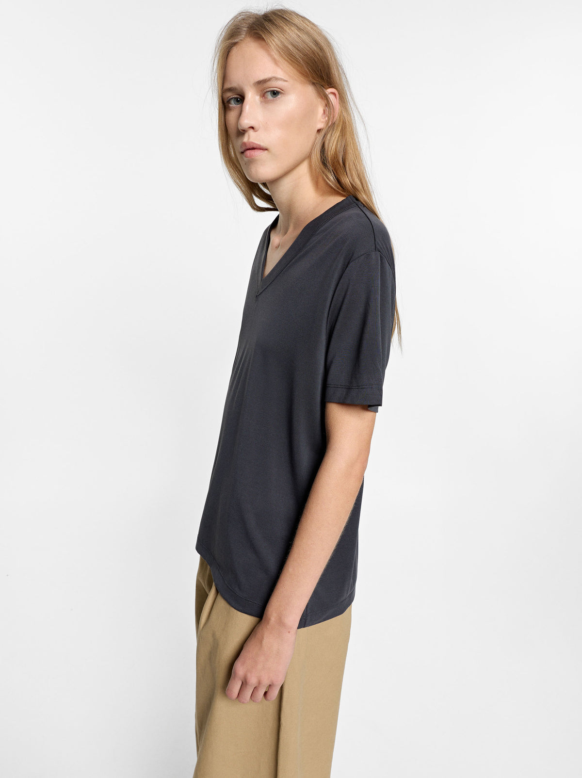 T-Shirt With V-Neck