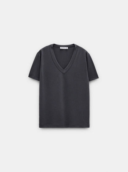 T-Shirt With V-Neck