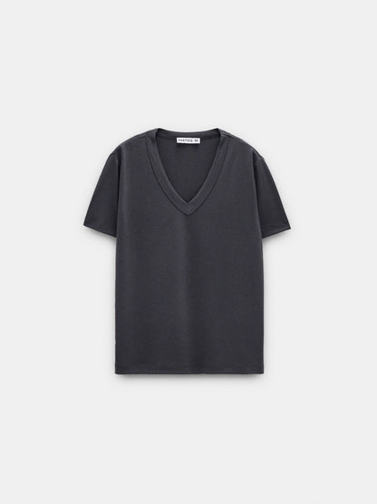 T-Shirt With V-Neck