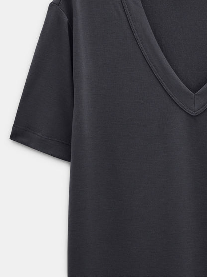 T-Shirt With V-Neck
