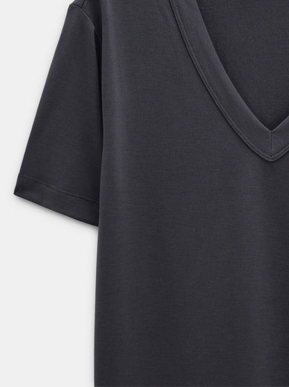 T-Shirt With V-Neck