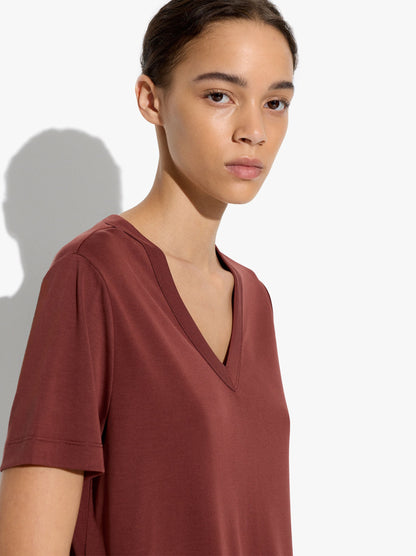 T-Shirt With V-Neck