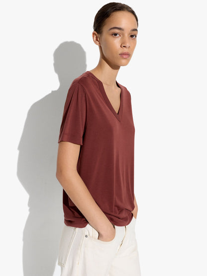 T-Shirt With V-Neck