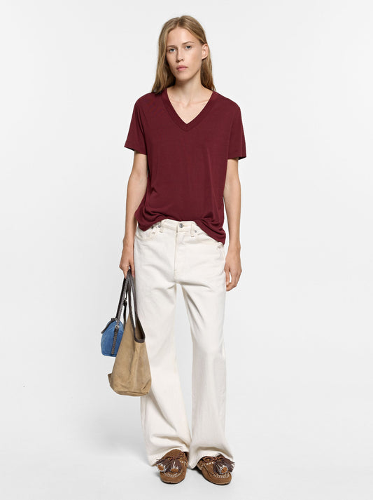T-Shirt With V-Neck