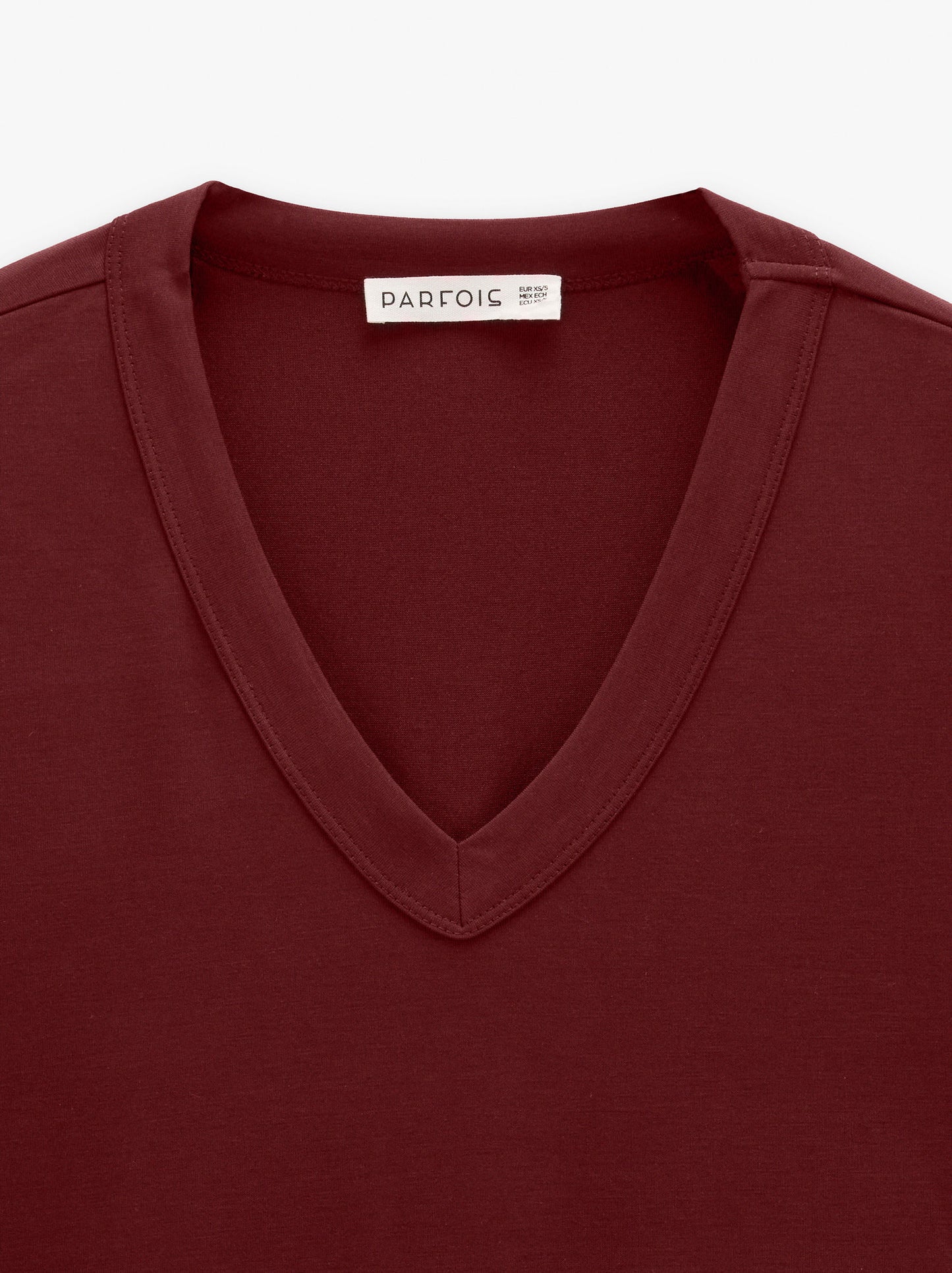T-Shirt With V-Neck