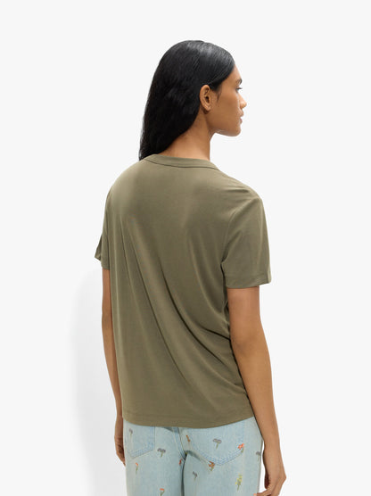 T-Shirt With V-Neck