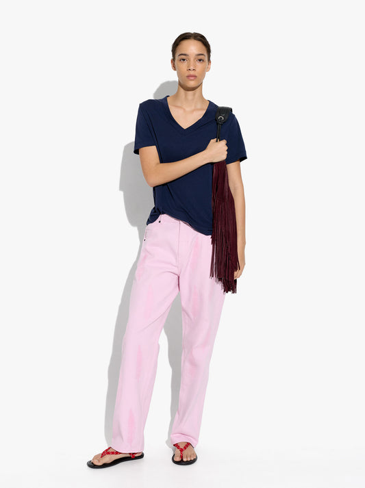 T-Shirt With V-Neck
