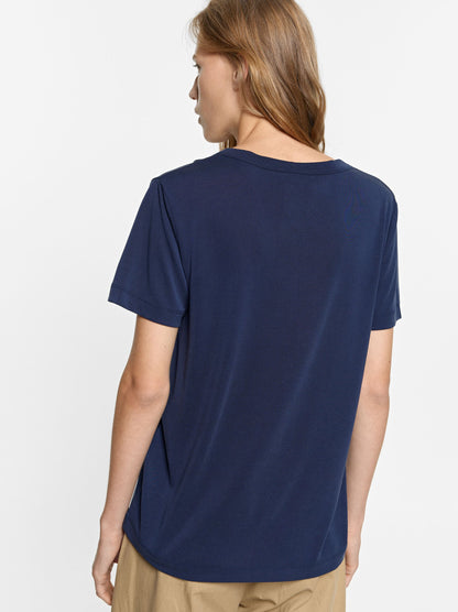 T-Shirt With V-Neck