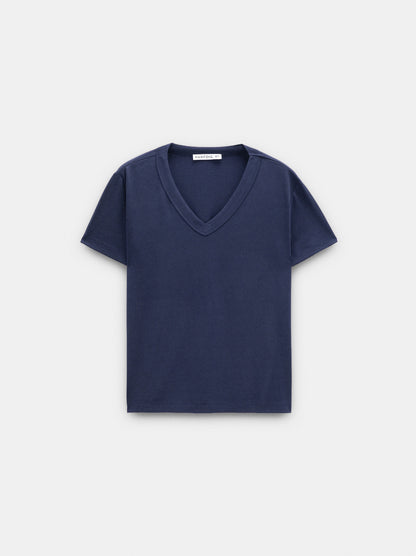 T-Shirt With V-Neck