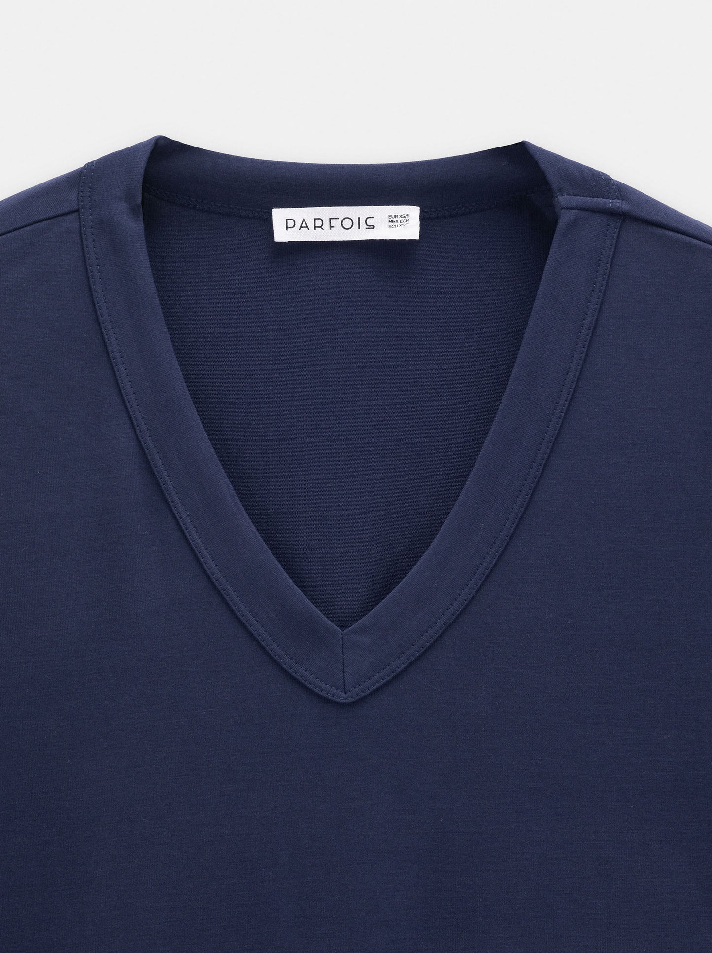 T-Shirt With V-Neck