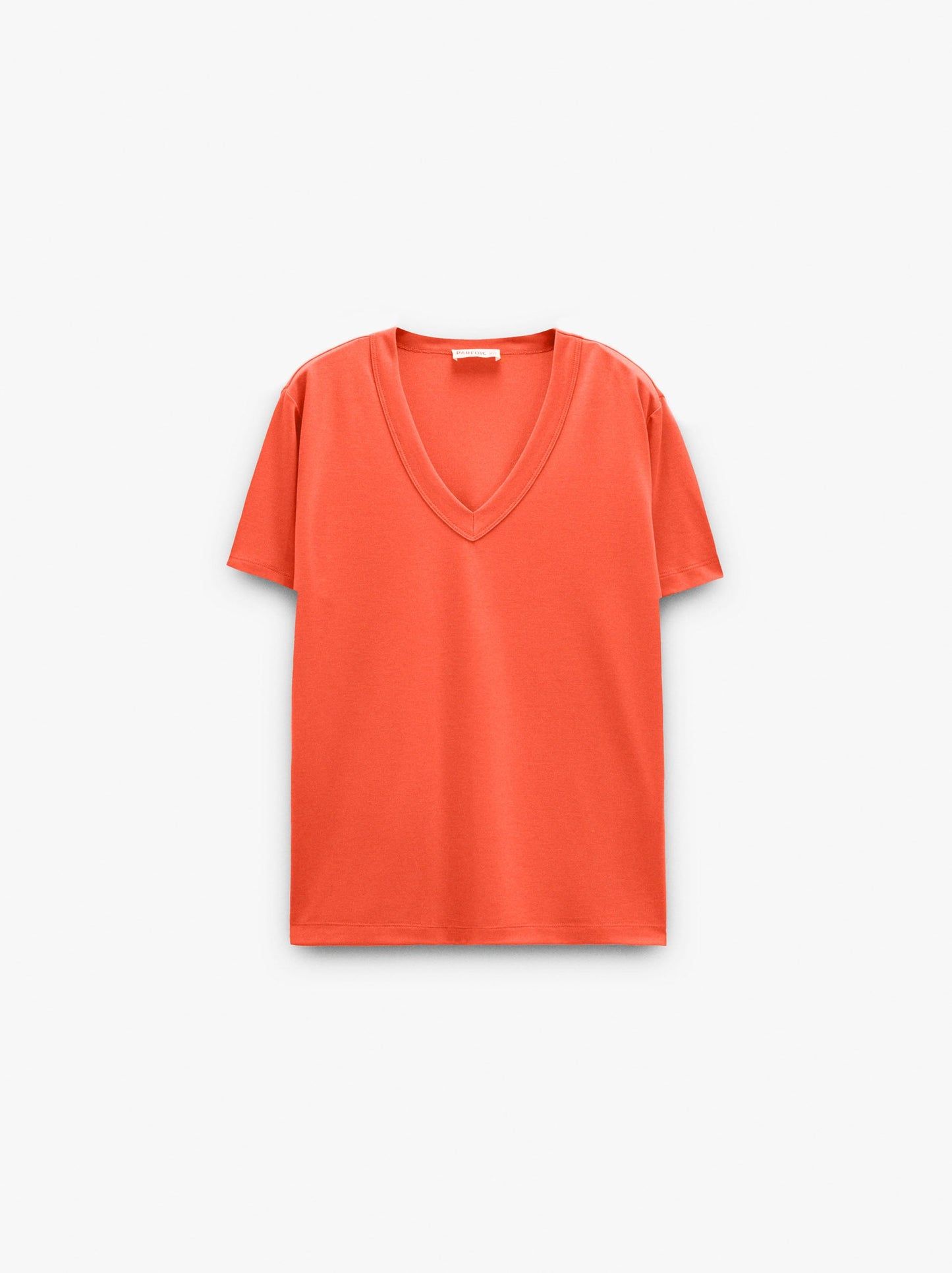 T-Shirt With V-Neck