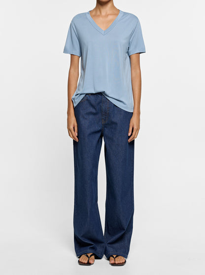 T-Shirt With V-Neck
