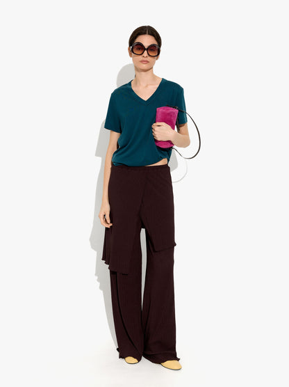 T-Shirt With V-Neck