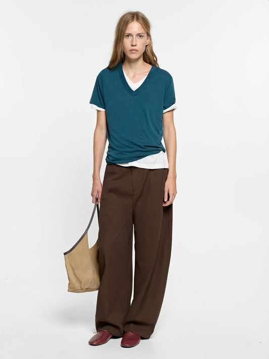 T-Shirt With V-Neck