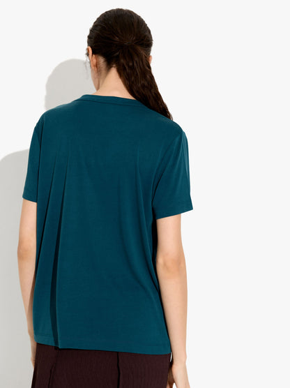 T-Shirt With V-Neck