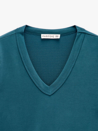 T-Shirt With V-Neck