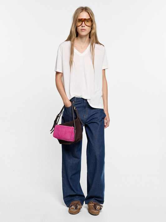 T-Shirt With V-Neck