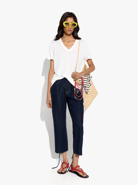 T-Shirt With V-Neck
