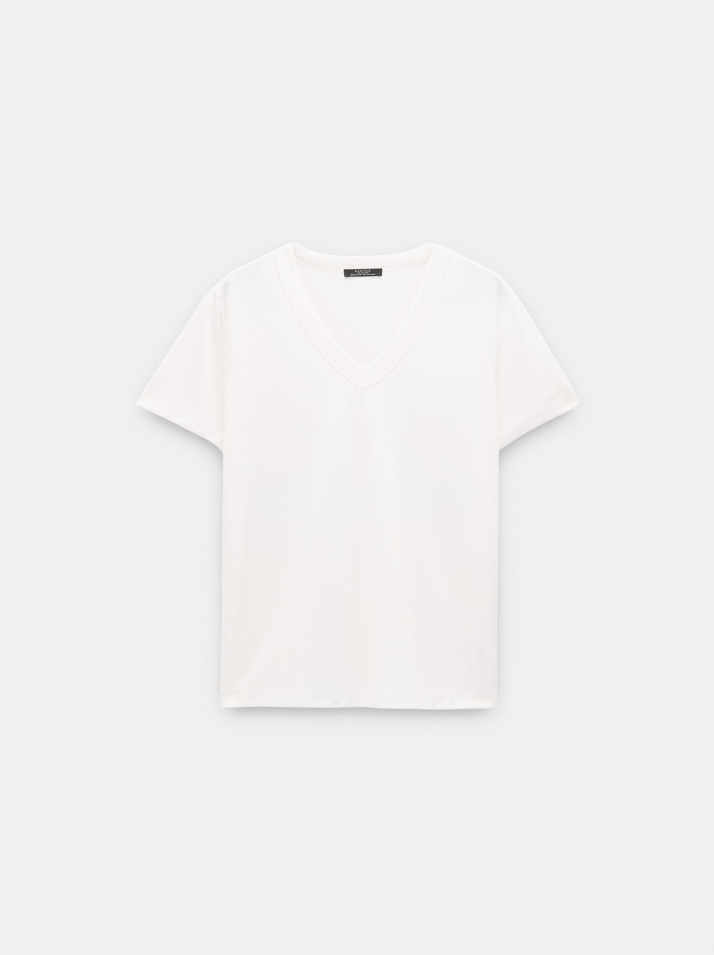 T-Shirt With V-Neck