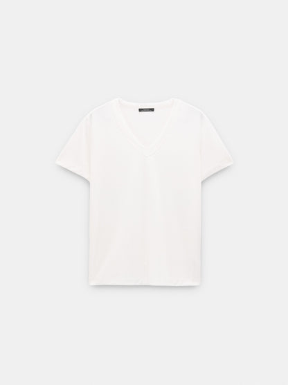 T-Shirt With V-Neck