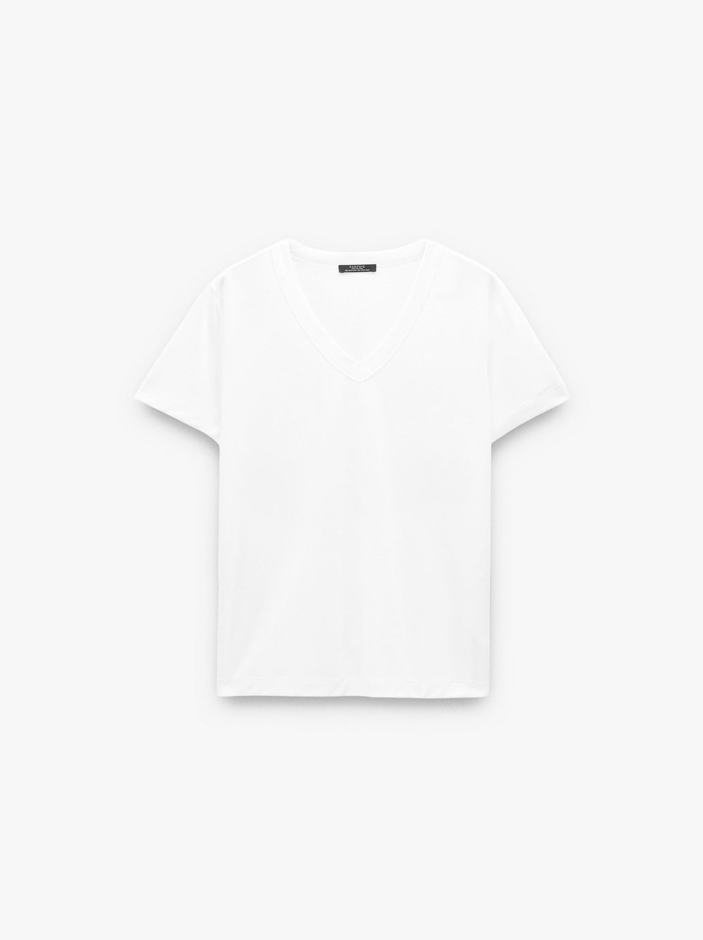 T-Shirt With V-Neck