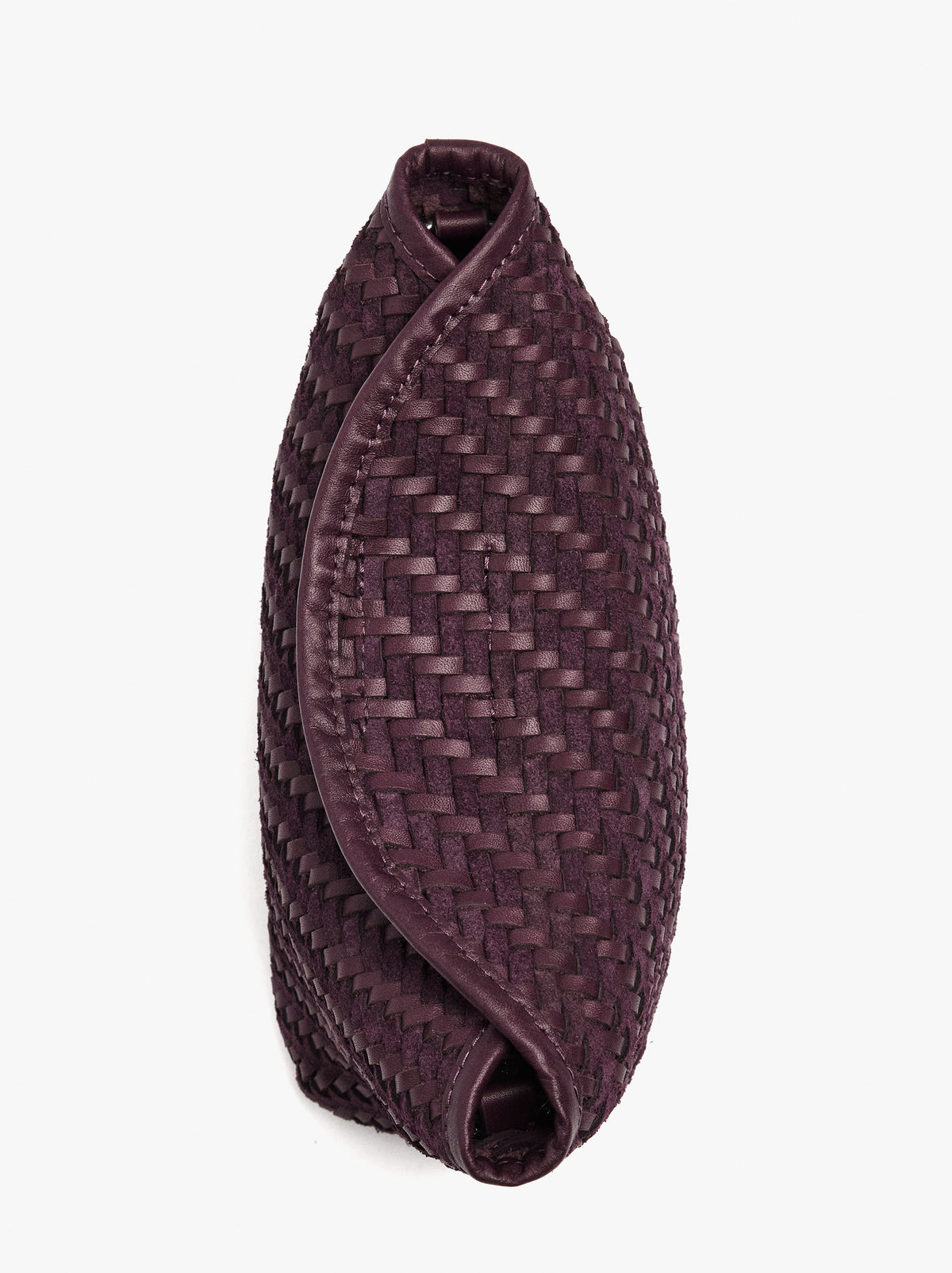 Crossbody Bag Of Braided Leather