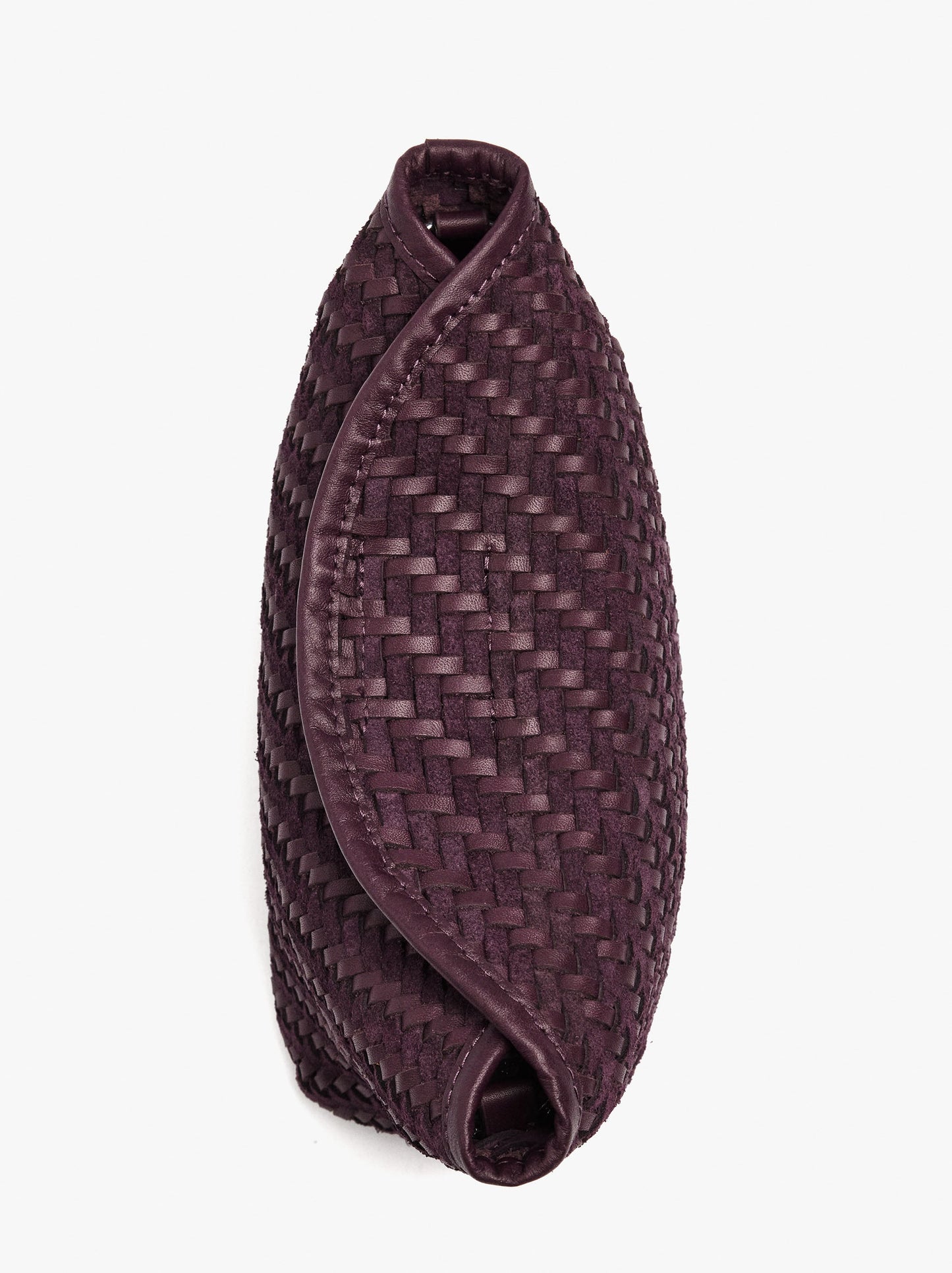Crossbody Bag Of Braided Leather