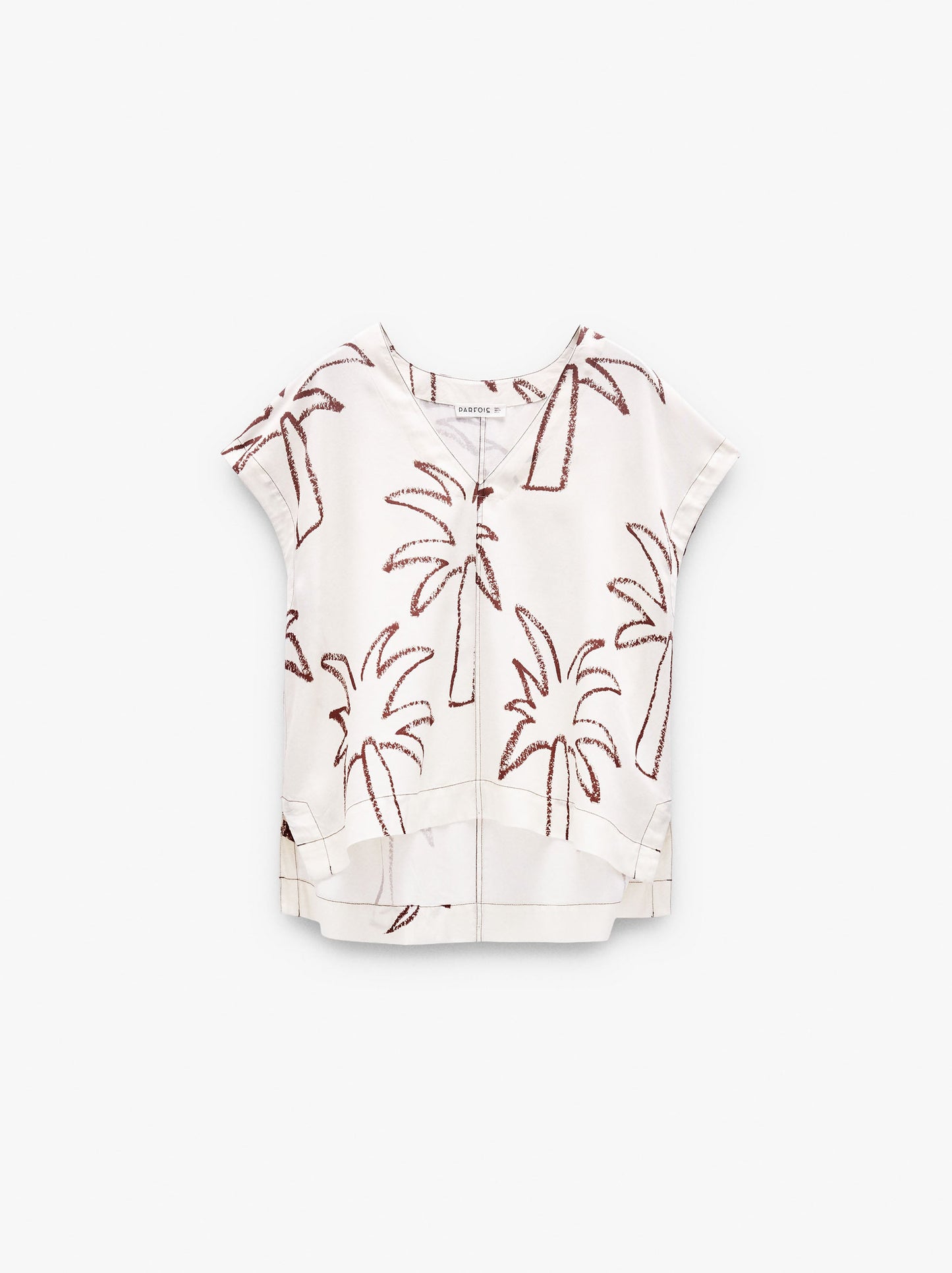Printed Blouse With A Linen And Lyocell Blend