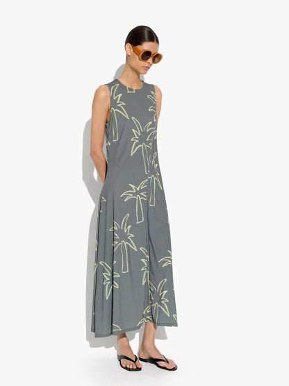 Long Printed Dress