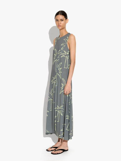 Long Printed Dress