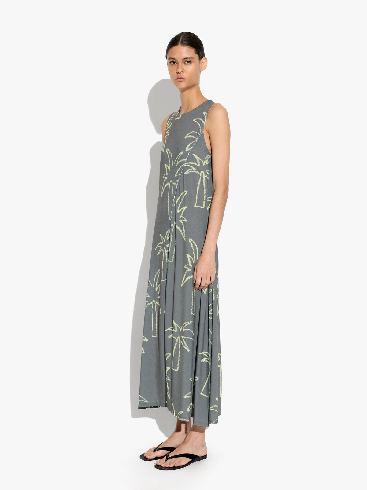 Long Printed Dress