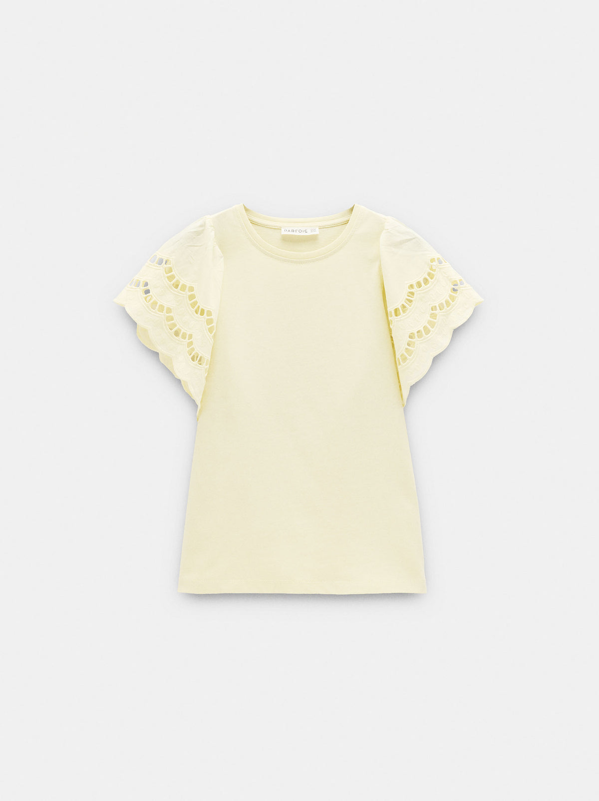 T-Shirt With Pierced Embroidery