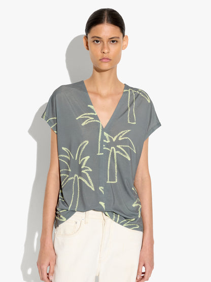 Printed Flowing Blouse